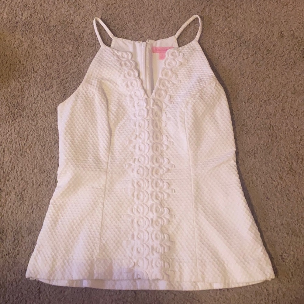 Lilly Pulitzer Magnolia halter top size 0